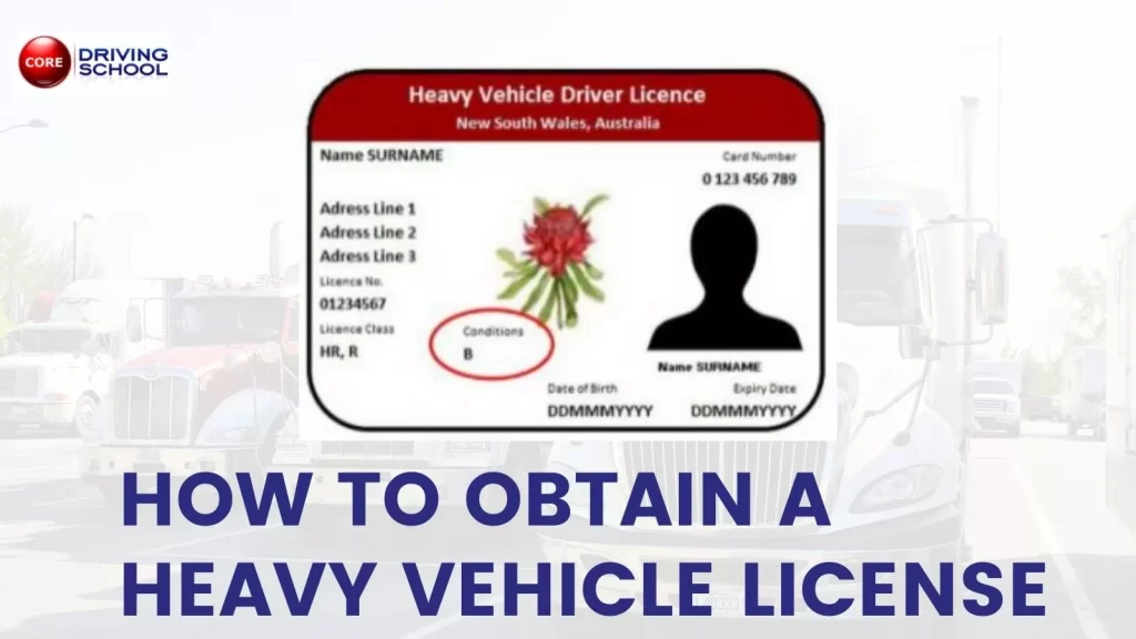 how to get heavy vehicle license in sydney