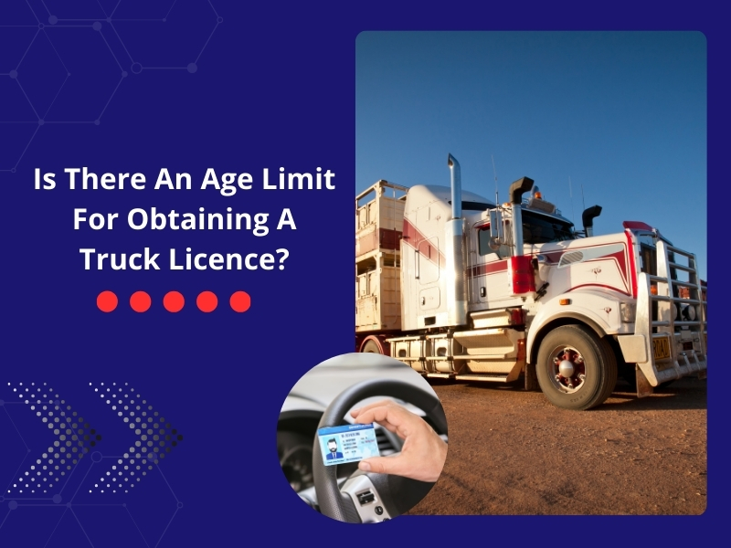 A person reviewing their truck licence to check the age limit requirements.