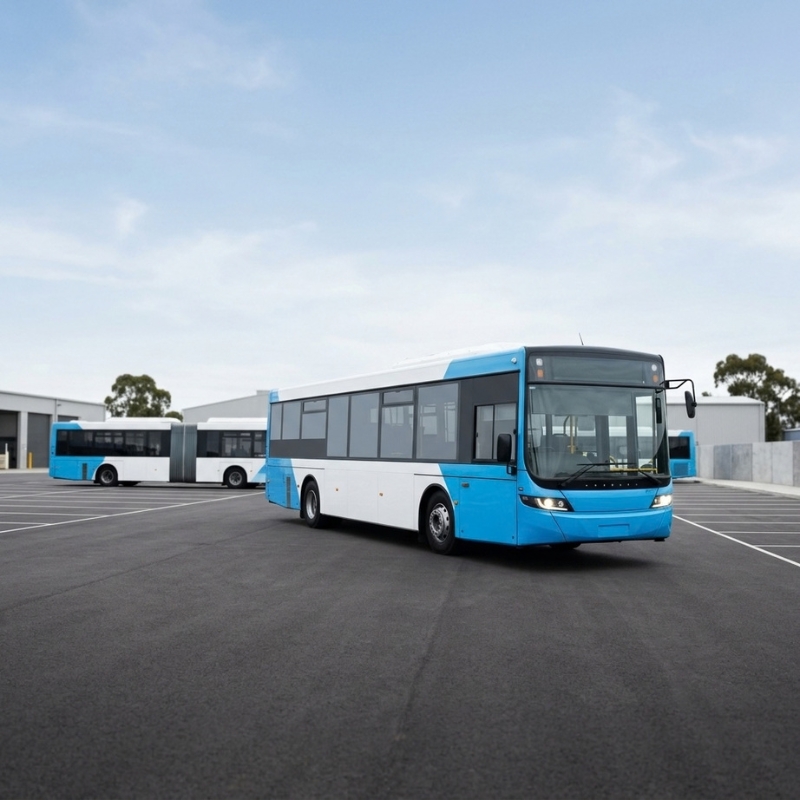 NSW bus licence and driver authority requirements shown with modern buses